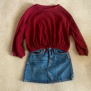 3t outfit. Old navy long sleeve and old navy skirt